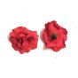 Round Shape Metal Antique Finish Flower Gold Color Stud Design 1