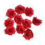 4cm Red Color Fabric Artificial Flowers Pack of 10Pcs