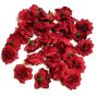 4cm Maroon Color Fabric Artificial Flowers – Pack of 10 Pcs for Gift Decoration