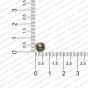 ECMANTBEAD26-7mm-Dia-Round-Shape-Metal-Antique-Finish-Silver-Color-Bead-Design-8 RV