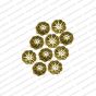 ECMANTCAP21-15mm-Dia-Round-Shape-Gold-Antique-Finish-Metal-Head-Cap-Flower-Design-1