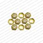 ECMANTCAP22-14mm-Dia-Round-Shape-Gold-Antique-Finish-Metal-Head-Cap-Flower-Design-2