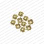 ECMANTCAP23-9mm-Dia-Round-Shape-Gold-Antique-Finish-Metal-Head-Cap-Flower-Design-1
