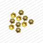 ECMANTCAP33-11mm-Dia-Round-Shape-Gold-Antique-Finish-Metal-Head-Cap-Flower-Design-2