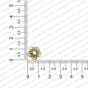ECMANTCAP35-12mm-Dia-Round-Shape-Gold-Antique-Finish-Metal-Head-Cap-Flower-Design-6 RV