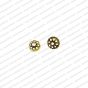ECMANTCAP40-13mm-Dia-Round-Shape-Gold-Antique-Finish-Metal-Head-Cap-Flower-Design-2 V1