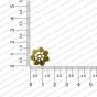 ECMANTCAP46-16mm-Dia-Round-Shape-Gold-Antique-Finish-Metal-Head-Cap-Flower-Design-4 RV