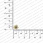 ECMANTCAP48-9mm-Dia-Round-Shape-Gold-Antique-Finish-Metal-Head-Cap-Flower-Design-3 RV