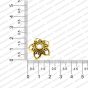 ECMANTCAP5-20mm-Dia-Round-Shape-Gold-Antique-Finish-Metal-Head-Cap-Flower-Design-2 RV