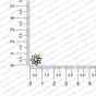 ECMANTCAP72-10mm-Dia-Round-Shape-Silver-Antique-Finish-Metal-Head-Cap-Design-14 RV