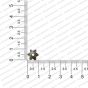 ECMANTCAP73-10mm-Dia-Round-Shape-Silver-Antique-Finish-Metal-Head-Cap-Design-15 RV