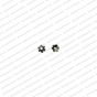ECMANTCAP74-6mm-Dia-Round-Shape-Silver-Antique-Finish-Metal-Head-Cap-Flower-Design-4 V1