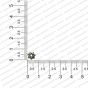 ECMANTCAP86-9mm-Dia-Round-Shape-Silver-Antique-Finish-Metal-Head-Cap-Flower-Design-6 RV