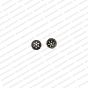 ECMANTCAP94-9mm-Dia-Round-Shape-Silver-Antique-Finish-Metal-Head-Cap-Flower-Design-8 V1