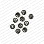 ECMANTCAP94-9mm-Dia-Round-Shape-Silver-Antique-Finish-Metal-Head-Cap-Flower-Design-8