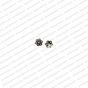 ECMANTCAP97-7mm-Dia-Round-Shape-Silver-Antique-Finish-Metal-Head-Cap-Flower-Design-2 V1