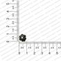 ECMANTCAP98-10mm-Dia-Round-Shape-Silver-Antique-Finish-Metal-Head-Cap-Design-25 RV