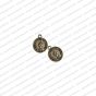 ECMANTCCH3-Round-Shape-Metal-Antique-Finish-Silver-Color-Coin-Charm-Dollar-Design-2 V1