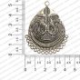 ECMANTCEB14-Leaf-Shape-Silver-Antique-Finish-Metal-Chandelier-Earring-Base-Design-7 RV