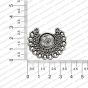 ECMANTCEB37-Half-Moon-Shape-Silver-Antique-Finish-Metal-Chandelier-Earring-Base-Design-2 RV