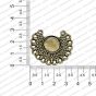 ECMANTCEB38-Half-Moon-Shape-Gold-Antique-Finish-Metal-Chandelier-Earring-Base-Design-2 RV