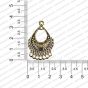 ECMANTCEB7-Leaf-Shape-Gold-Antique-Finish-Metal-Chandelier-Earring-Base-Design-3 RV