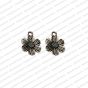 ECMANTCH105-Round-Shape-Metal-Antique-Finish-Silver-Charm-Flower-Design-4 V1