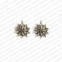 ECMANTCH108-Round-Shape-Metal-Antique-Finish-Silver-Charm-Flower-Design-7 V1