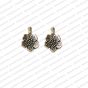 ECMANTCH109-Round-Shape-Metal-Antique-Finish-Silver-Charm-Sun-Flower-Design-7 V1