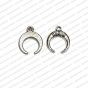 ECMANTCH145-Half-Moon-Shape-Metal-Antique-Finish-Silver-Charm-Design-1 V1