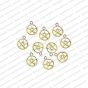 ECMANTCH26-Round-Shape-Metal-Antique-Finish-Gold-Charm-Star-Design-1