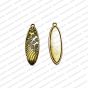 ECMANTCH30-Oval-Shape-Metal-Antique-Finish-Gold-Charm-Design-1 V1