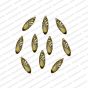 ECMANTCH30-Oval-Shape-Metal-Antique-Finish-Gold-Charm-Design-1