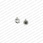 ECMANTCH63-Round-Shape-Metal-Antique-Finish-Silver-Charm-Sun-Flower-Design-1 V1