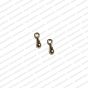 ECMANTCH67-Tear-Drop-Shape-Metal-Antique-Finish-Silver-Charm-Design-4 V1