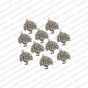 ECMANTCH74-Peacock-Shape-Metal-Antique-Finish-Silver-Charm-Design-2