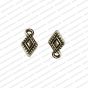 ECMANTCH92-Rhombus-Shape-Metal-Antique-Finish-Silver-Charm-Design-1 V1