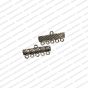 ECMANTCONN11-Rectangle-Shape-5-Hole-Metal-Antique-Finish-Silver-Connector-Design-1 V1