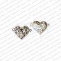 ECMANTCONN4-Heart-Shape-Metal-Antique-Finish-Silver-Connector-Design-1 V1