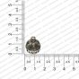 ECMANTJB128-Dome-Shape-Metal-Antique-Finish-Silver-Jhumka-Base-Design-78 RV