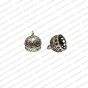 ECMANTJB133-Dome-Shape-Metal-Antique-Finish-Silver-Jhumka-Base-Design-81 V1