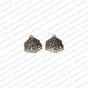 ECMANTJB17-Hexagon-Pyramid-Shape-Metal-Antique-Finish-Silver-Jhumka-Base-Design-1