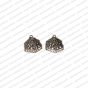 ECMANTJB17-Hexagon-Pyramid-Shape-Metal-Antique-Finish-Silver-Jhumka-Base-Design-1