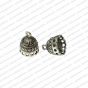 ECMANTJB21-Dome-Shape-Metal-Antique-Finish-Silver-Jhumka-Base-Design-16 V1