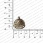 ECMANTJB30-Dome-Shape-Metal-Antique-Finish-Silver-Jhumka-Base-Design-24 RV