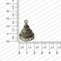 ECMANTJB34-Cone-Shape-Metal-Antique-Finish-Silver-Jhumka-Base-Design-4 RV