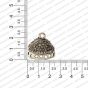 ECMANTJB52-Dome-Shape-Metal-Antique-Finish-Silver-Jhumka-Base-Design-40 RV