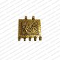 ECMANTPEN51-Rectangle-Shape-Metal-Antique-Finish-Gold-Color-Ganesha-and-Lakshmi-Pendant-Design-2