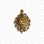 ECMANTPEN77-Eye-Shape-Metal-Antique-Finish-Gold-Color-Flower-Pendant-Design-1