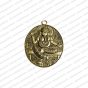 ECMANTPEN86-Oval-Shape-Metal-Antique-Finish-Gold-Color-Ganesha-Pendant-Design-1